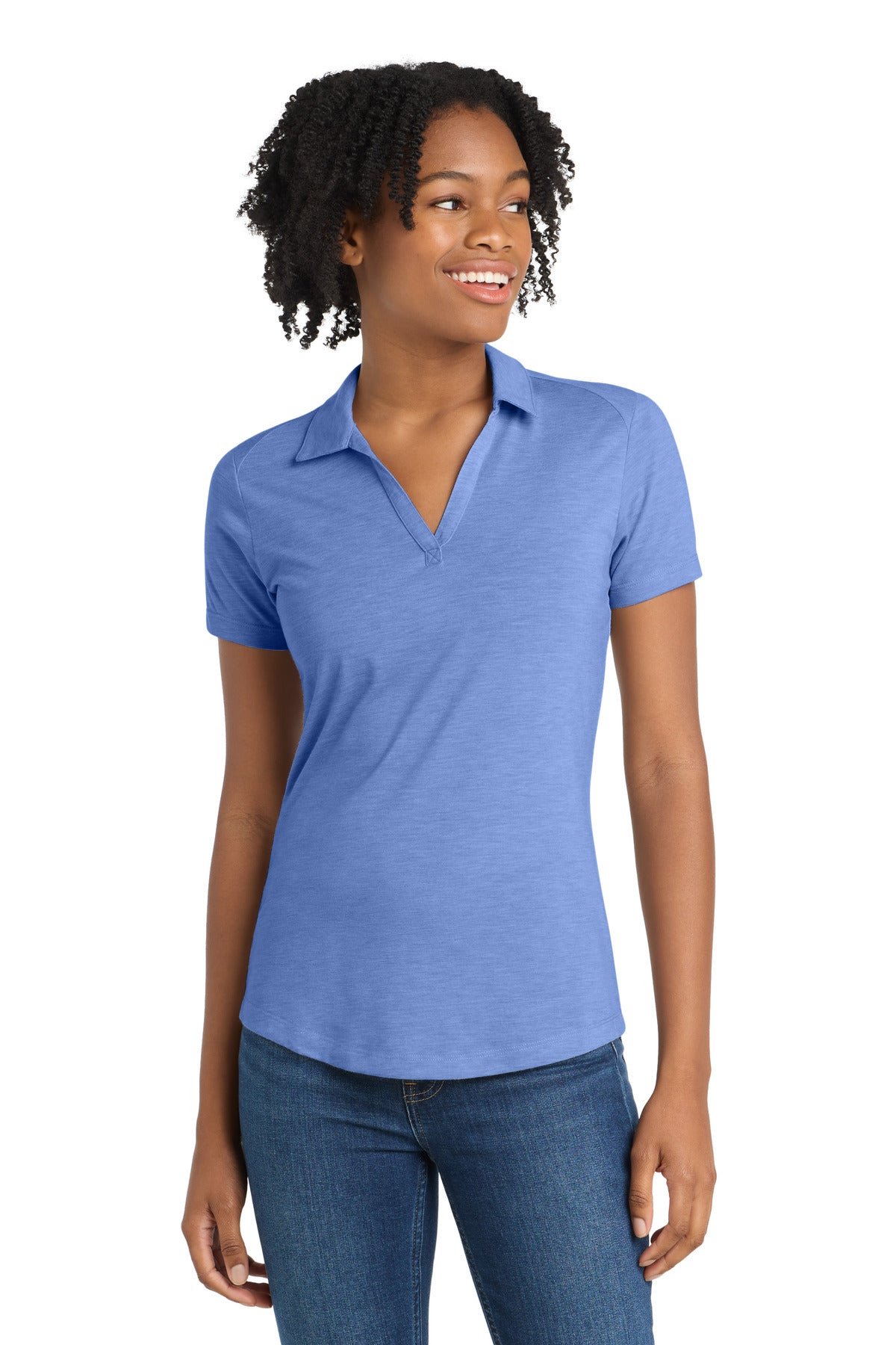 Sport-Tek ® Women's PosiCharge ® Tri-Blend Wicking Polo
