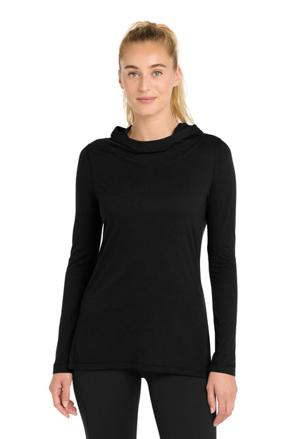 Sport-Tek® Women's PosiCharge ® Tri-Blend Wicking Long Sleeve Hoodie