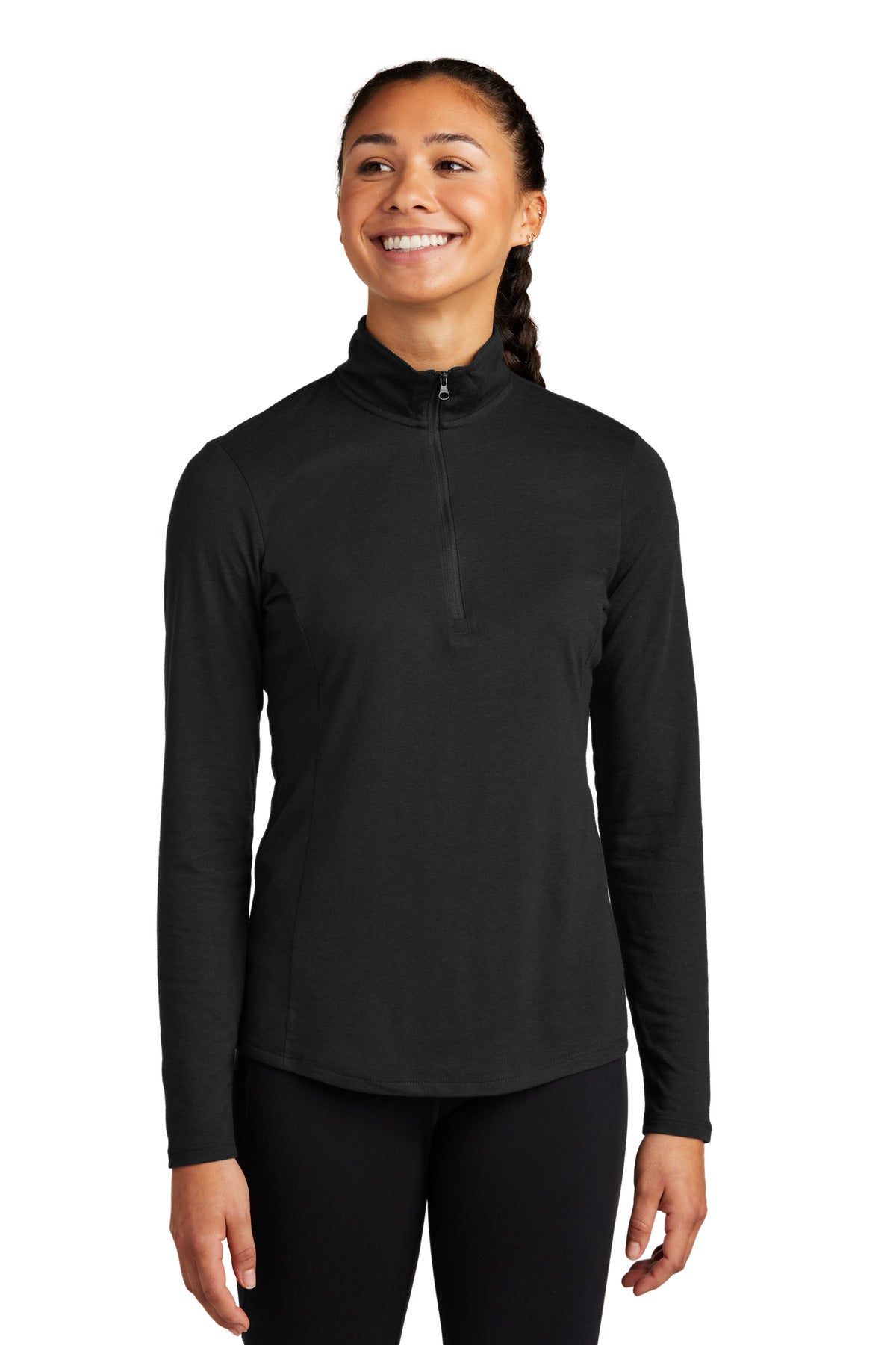 Sport-Tek ? Women's PosiCharge ? Tri-Blend Wicking 1/4-