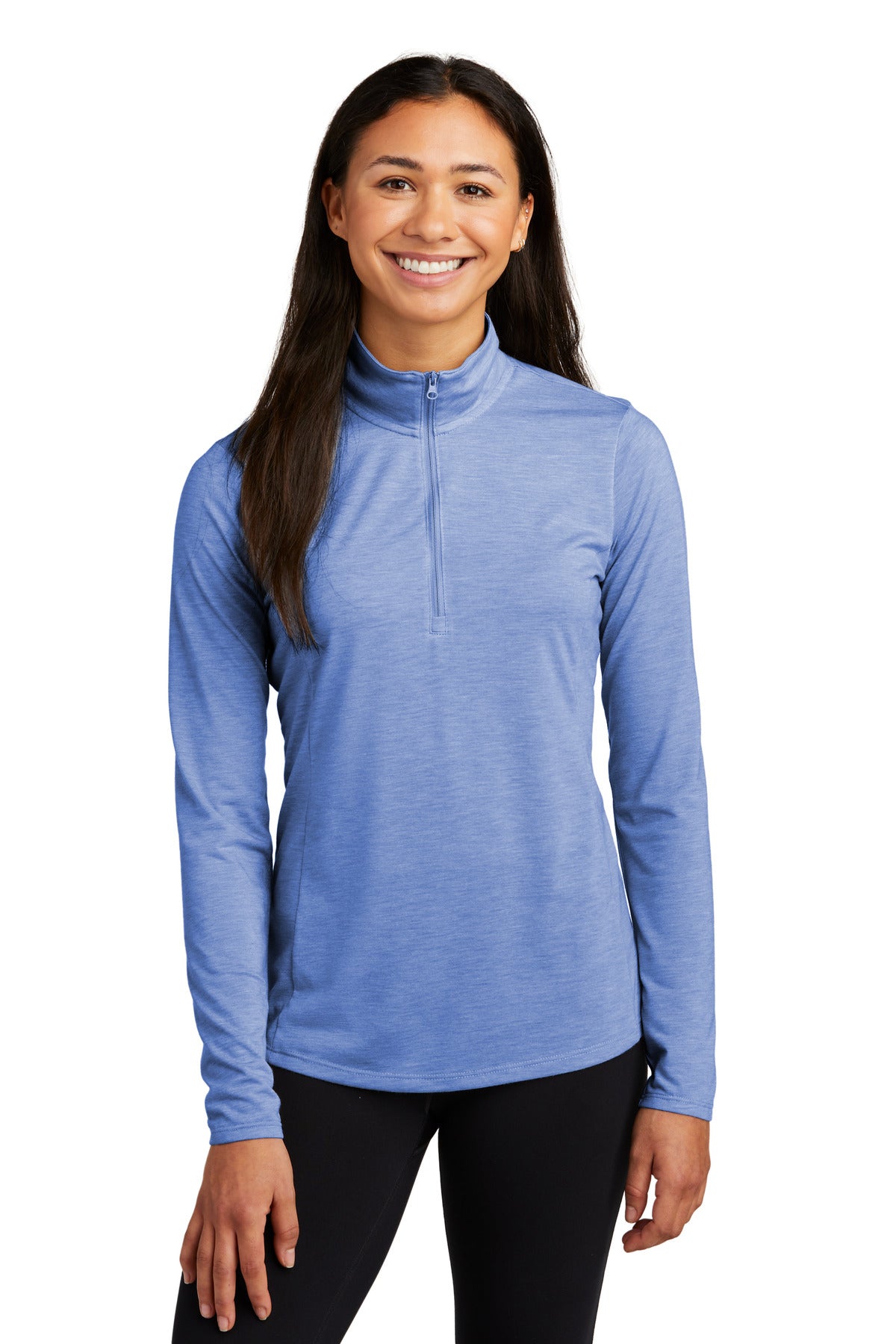 Sport-Tek ? Women's PosiCharge ? Tri-Blend Wicking 1/4-