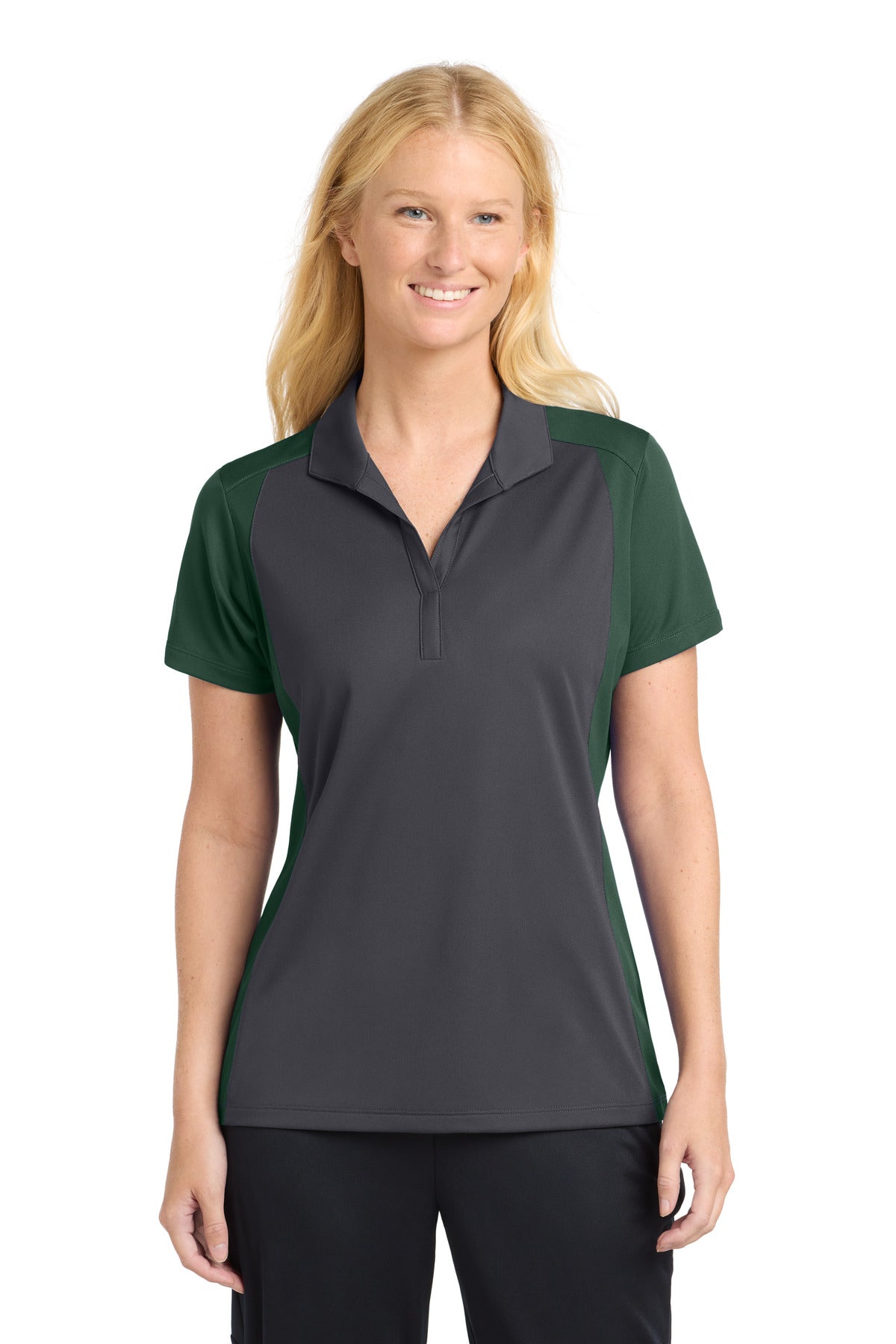Sport-Tek® Women's Colorblock Micropique Sport-Wick® Polo