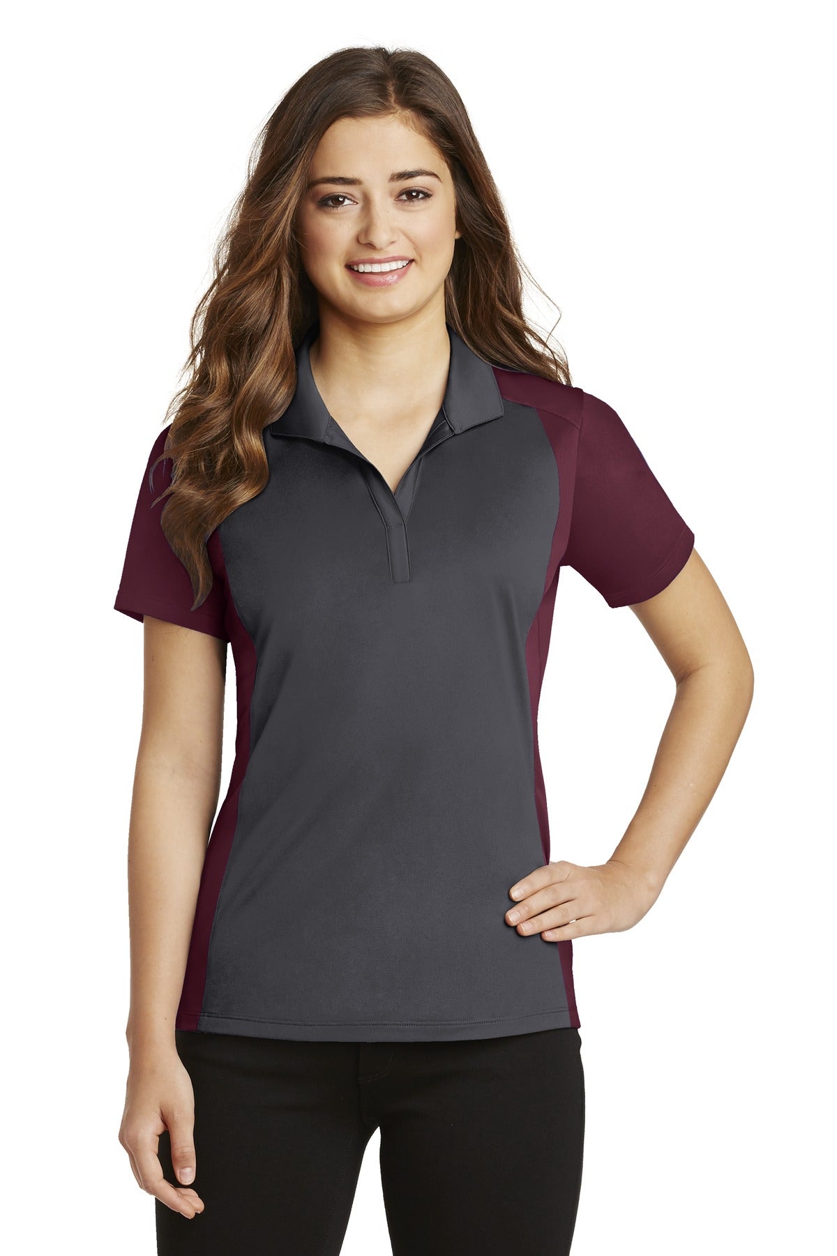 Sport-Tek? Women's Colorblock Micropique Sport-Wick? Po