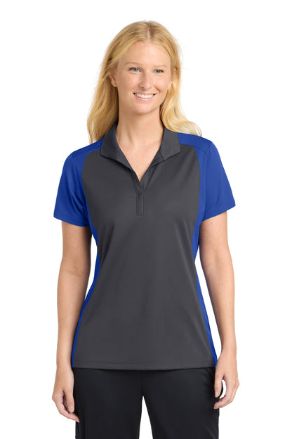 Sport-Tek® Women's Colorblock Micropique Sport-Wick® Polo