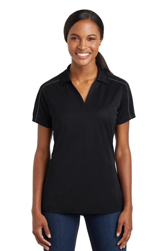 Sport-Tek? Women's Micropique Sport-Wick? Piped Polo. L