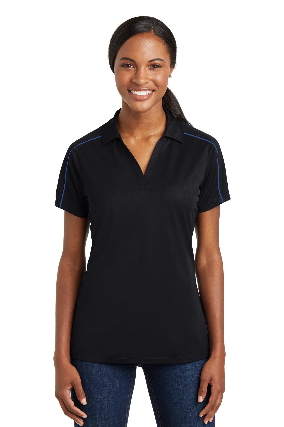 Sport-Tek? Women's Micropique Sport-Wick? Piped Polo. L