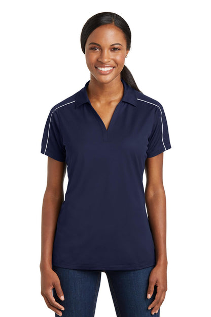 Sport-Tek? Women's Micropique Sport-Wick? Piped Polo. L