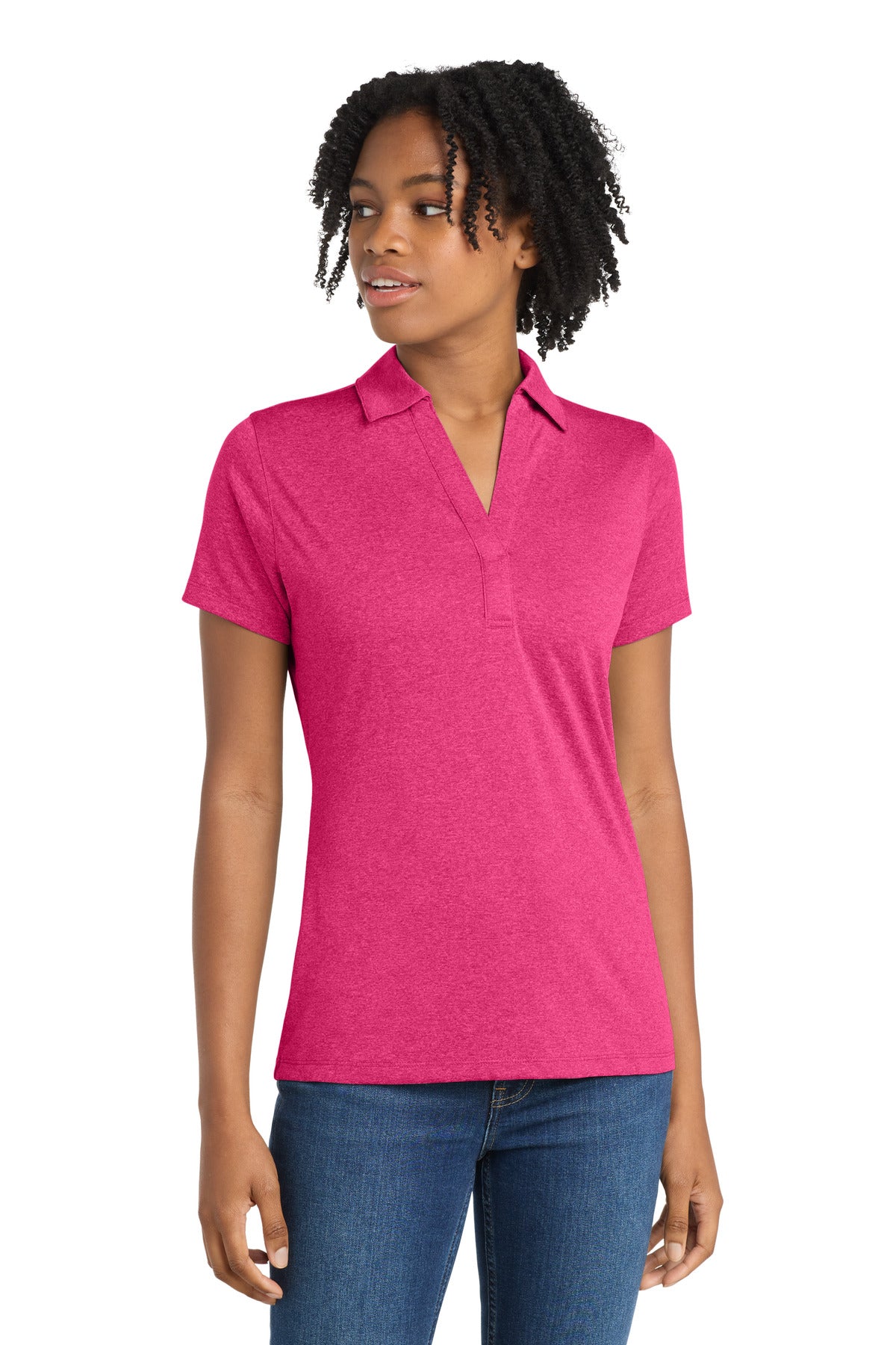 Sport-Tek® Women's Heather Contender™ Polo