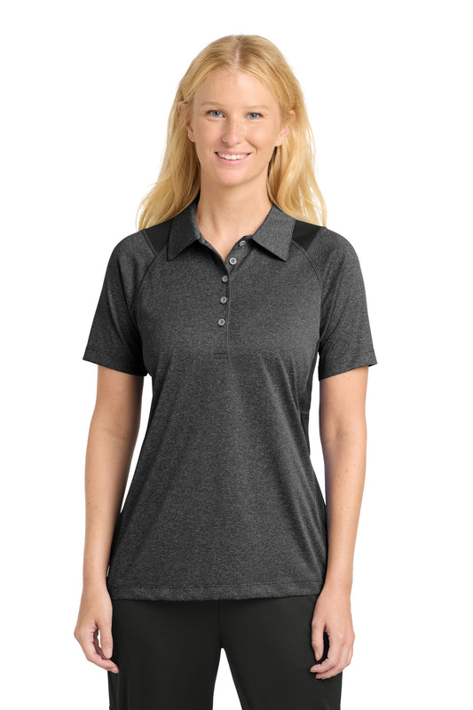 Sport-Tek® Women's Heather Colorblock Contender™ Polo