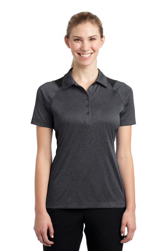 Sport-Tek? Women's Heather Colorblock Contender? Polo.