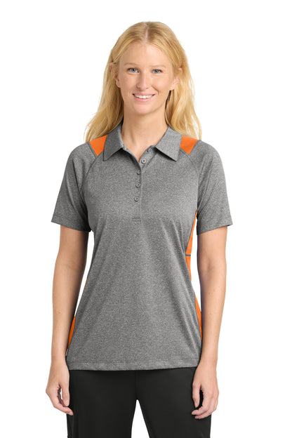 Sport-Tek® Women's Heather Colorblock Contender™ Polo