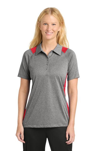 Sport-Tek® Women's Heather Colorblock Contender™ Polo