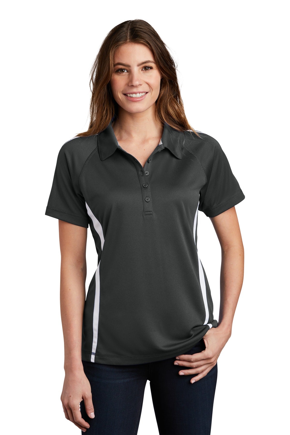 Sport-Tek? Women's PosiCharge? Micro-Mesh Colorblock Po