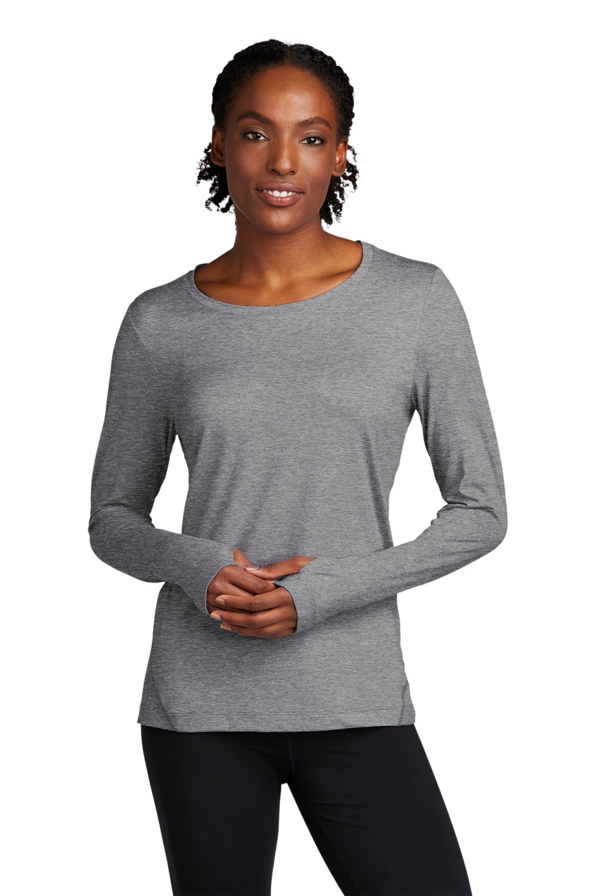 Sport-Tek ? Women's Exchange 1.5 Long Sleeve Crew. LST7