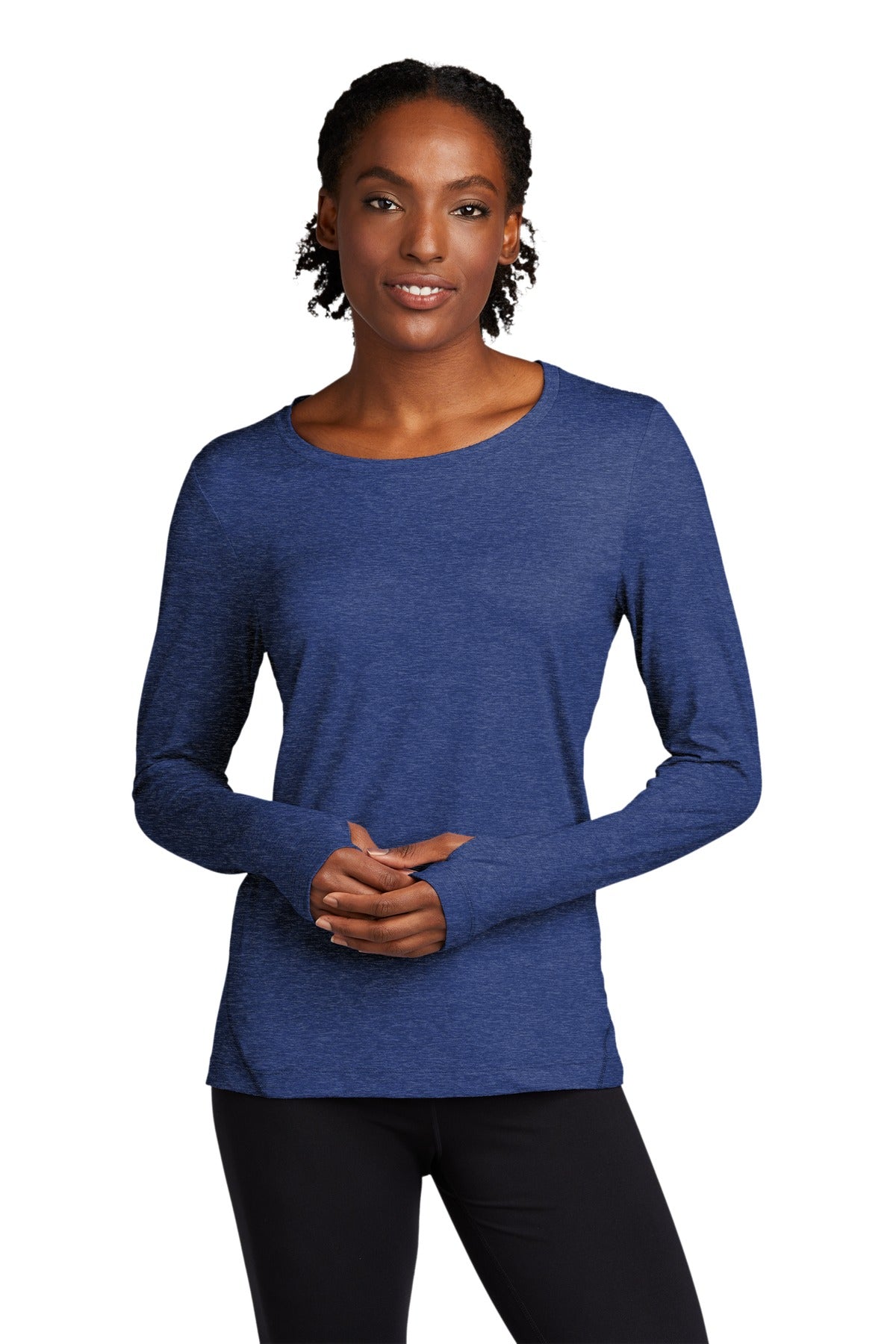 Sport-Tek ? Women's Exchange 1.5 Long Sleeve Crew. LST7