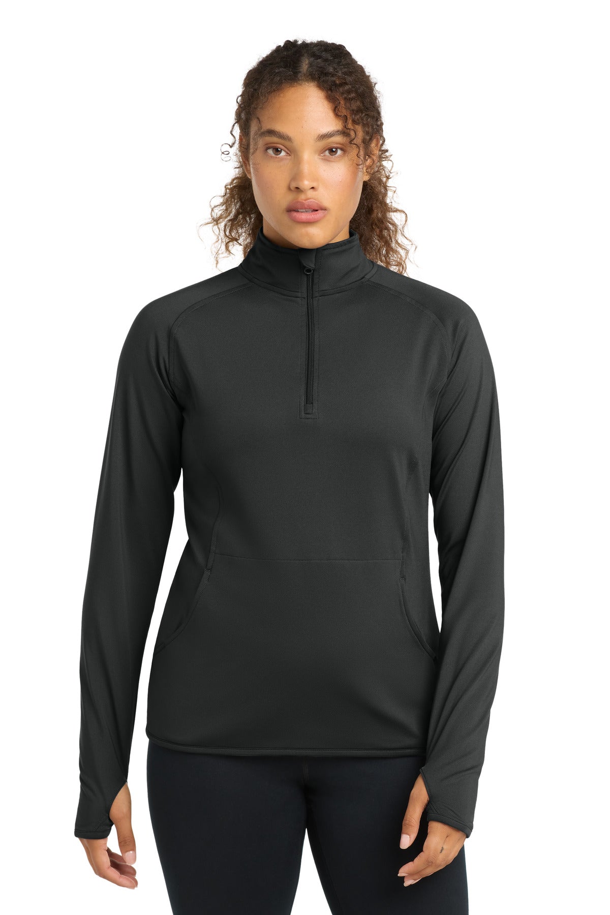 Sport-Tek® Women's Sport-Wick® Stretch 1/4-Zip Pullover