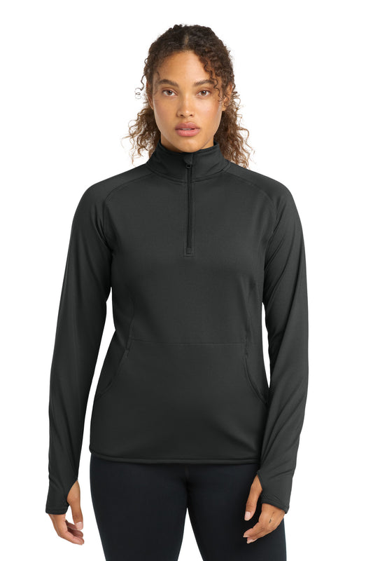 Sport-Tek® Women's Sport-Wick® Stretch 1/4-Zip Pullover