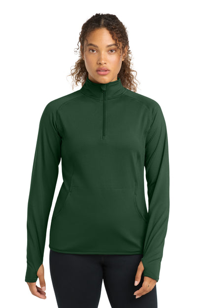 Sport-Tek® Women's Sport-Wick® Stretch 1/4-Zip Pullover