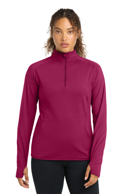 Sport-Tek® Women's Sport-Wick® Stretch 1/4-Zip Pullover
