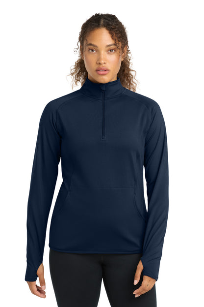 Sport-Tek® Women's Sport-Wick® Stretch 1/4-Zip Pullover