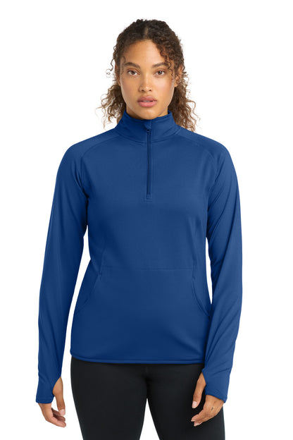 Sport-Tek® Women's Sport-Wick® Stretch 1/4-Zip Pullover