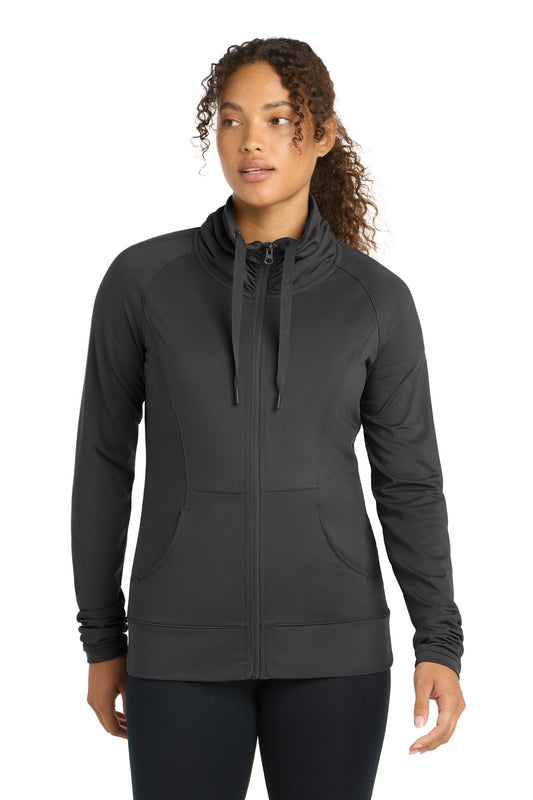 Sport-Tek® Women's Sport-Wick® Stretch Full-Zip Jacket