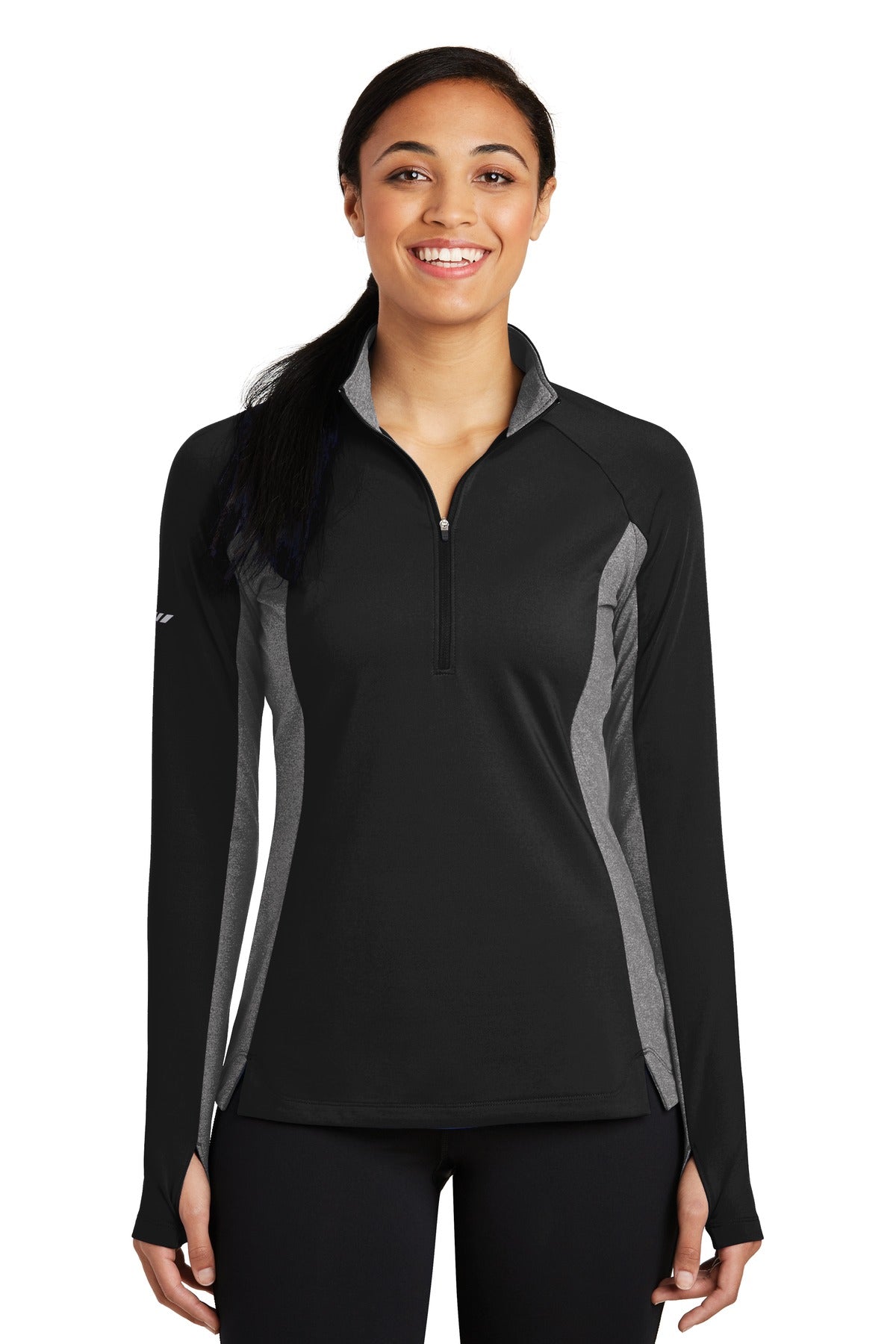 Sport-Tek? Women's Sport-Wick? Stretch Contrast 1/4-Zip