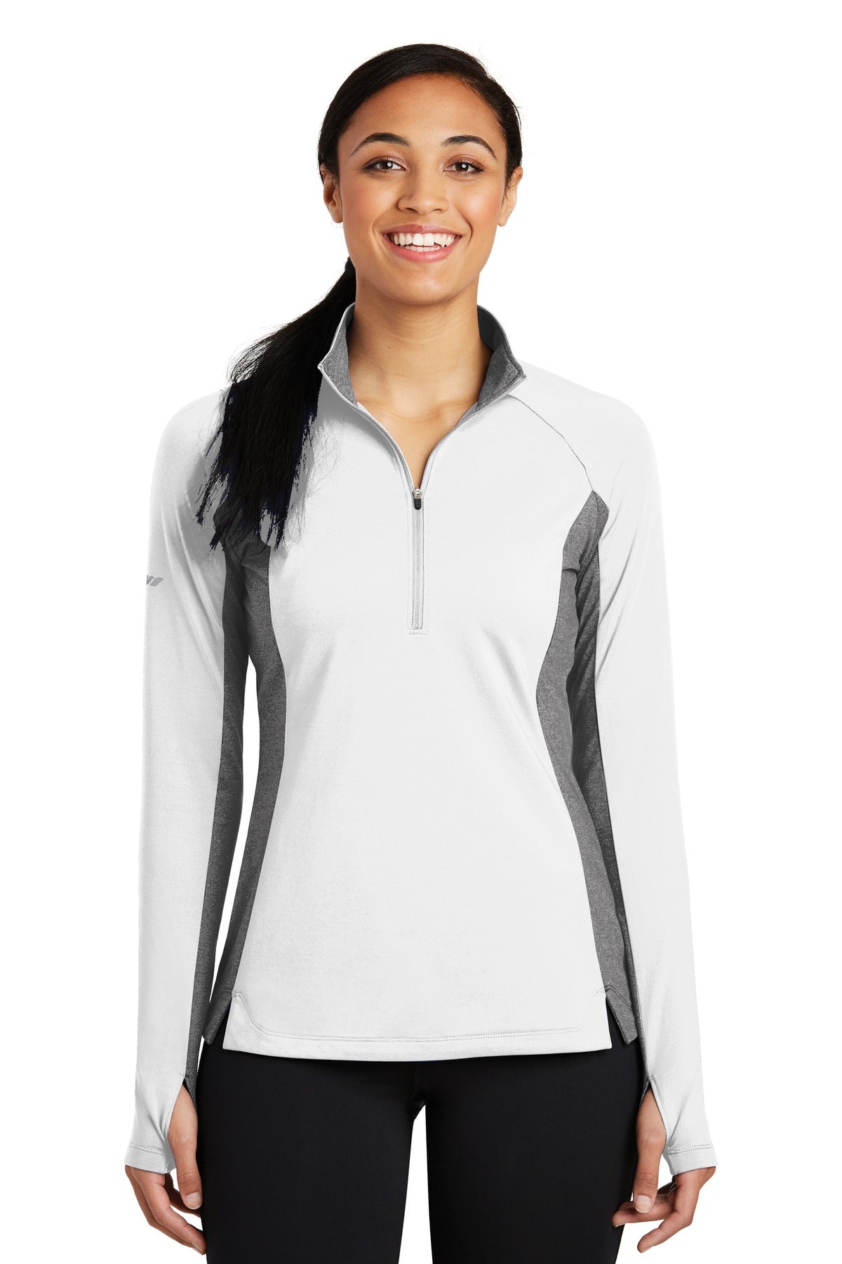 Sport-Tek? Women's Sport-Wick? Stretch Contrast 1/4-Zip