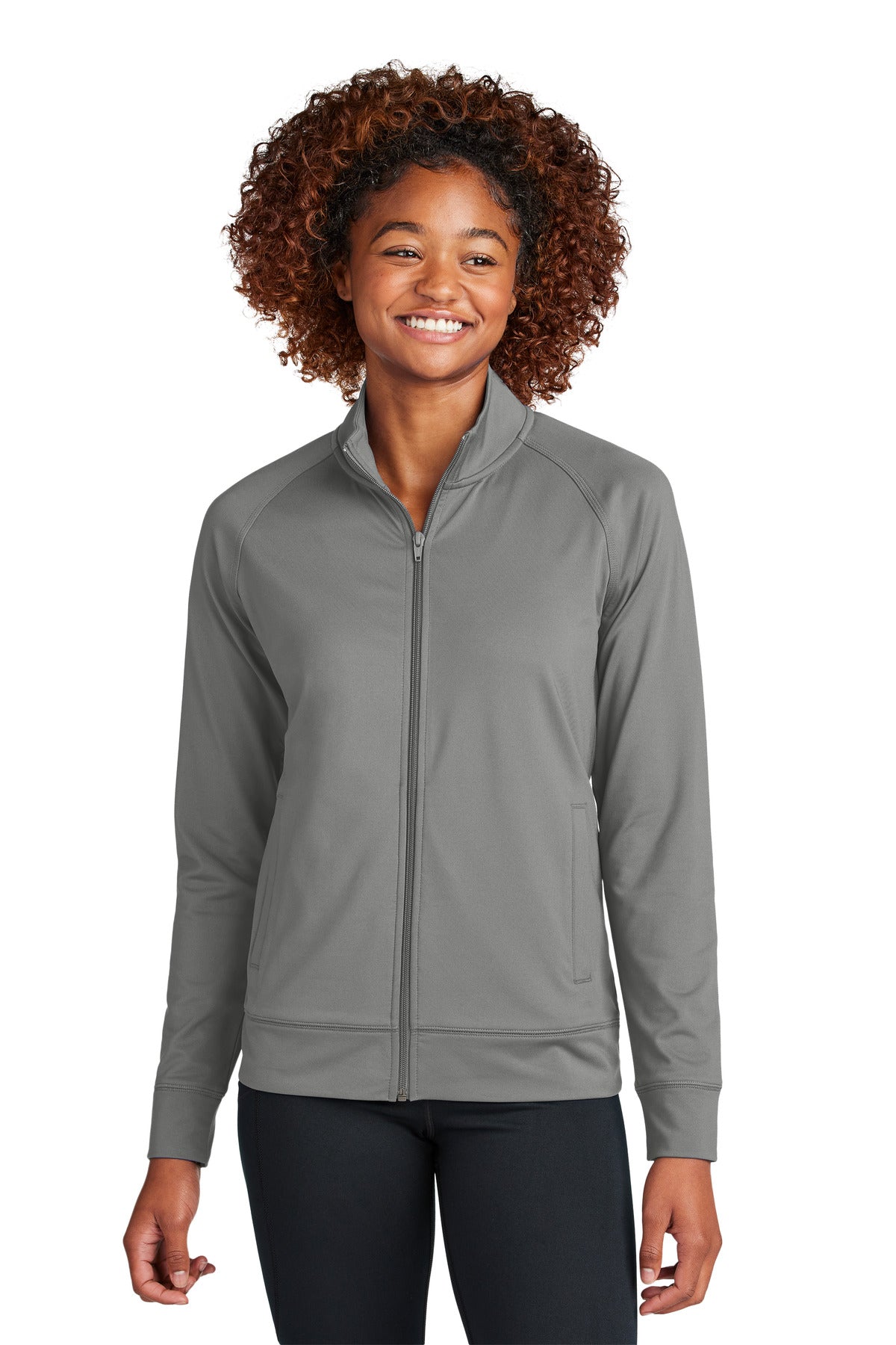 Sport-Tek? Women's Sport-Wick? Stretch Full-Zip Cadet J