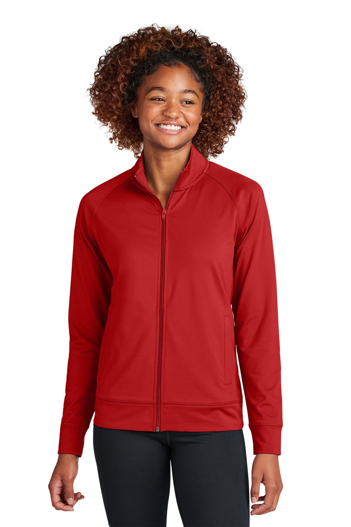Sport-Tek? Women's Sport-Wick? Stretch Full-Zip Cadet J