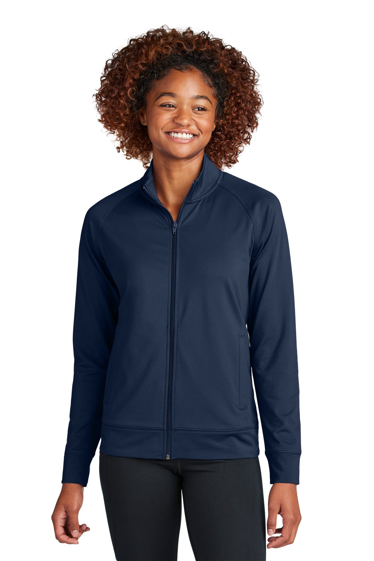 Sport-Tek? Women's Sport-Wick? Stretch Full-Zip Cadet J