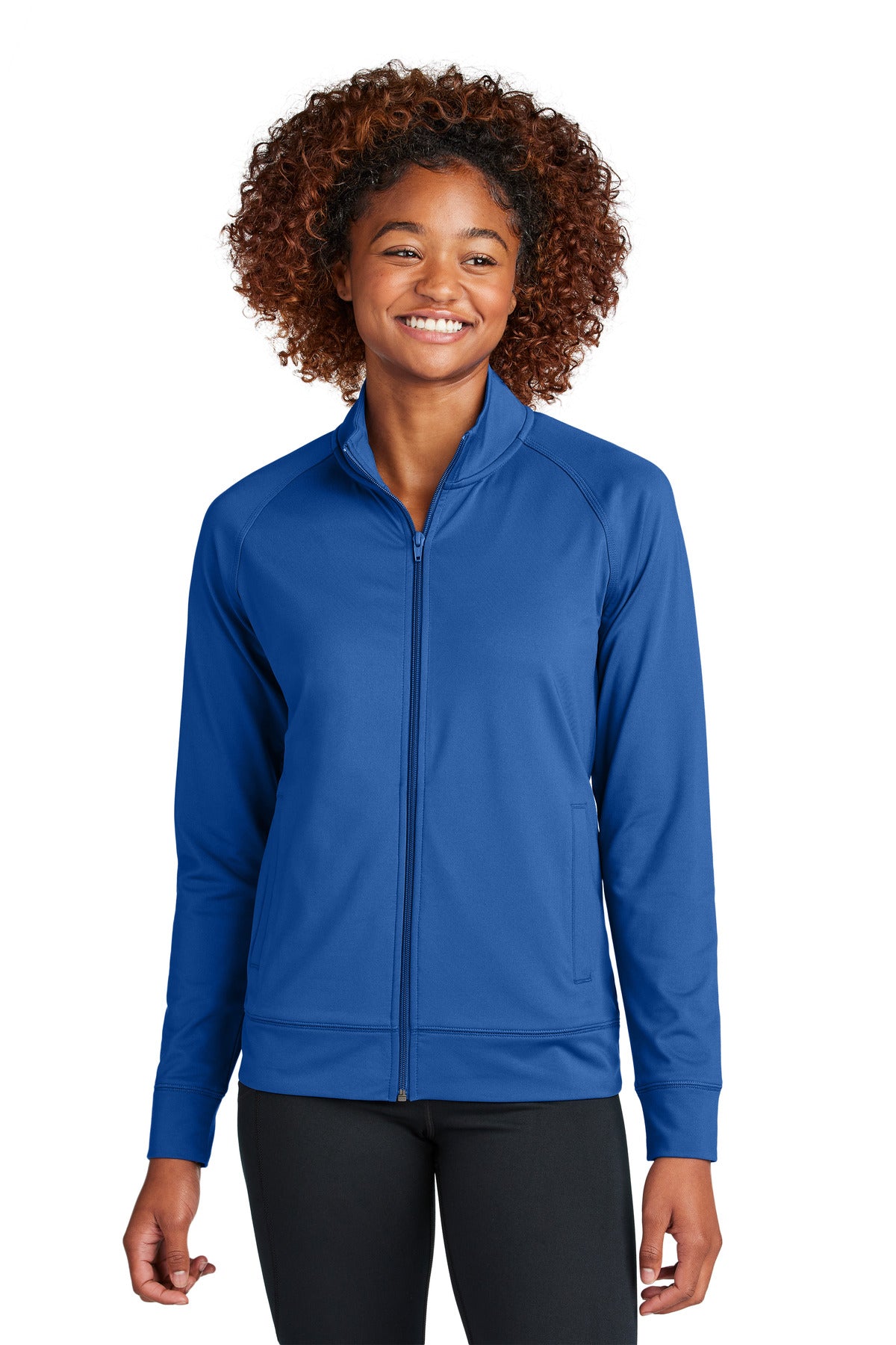 Sport-Tek? Women's Sport-Wick? Stretch Full-Zip Cadet J