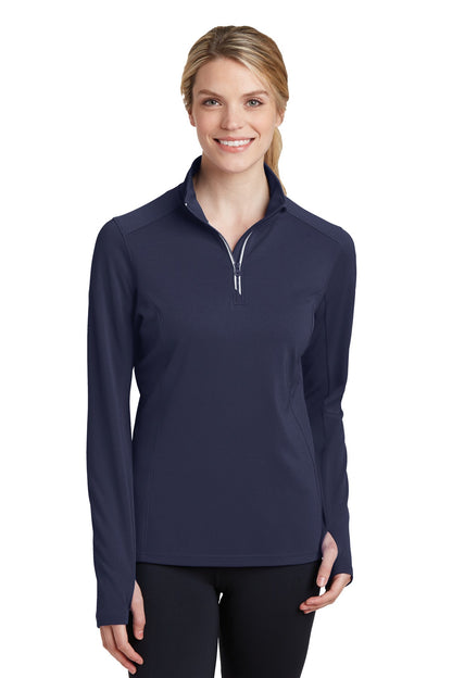 Sport-Tek? Women's Sport-Wick? Textured 1/4-Zip Pullove