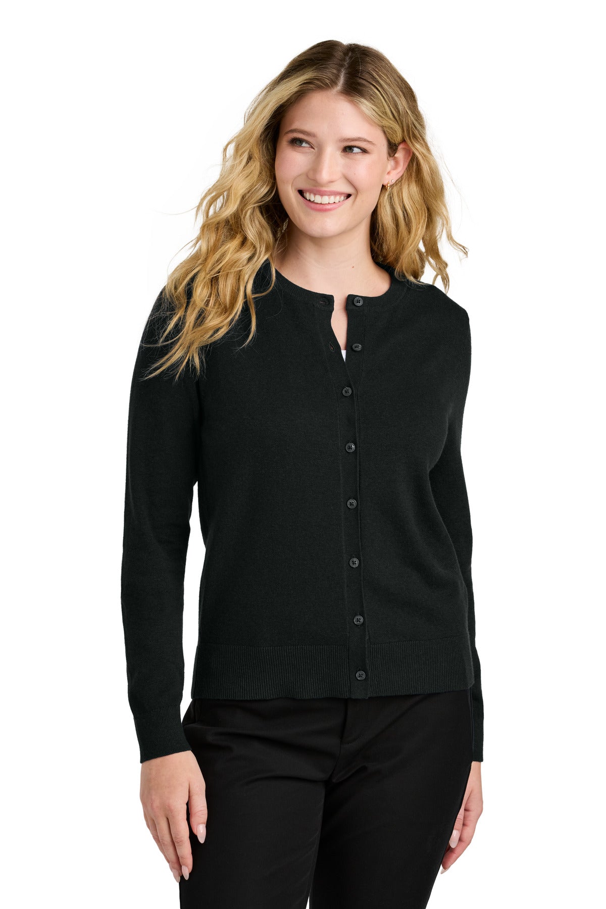 Port Authority? Women's Easy Care Crewneck Cardigan Swe