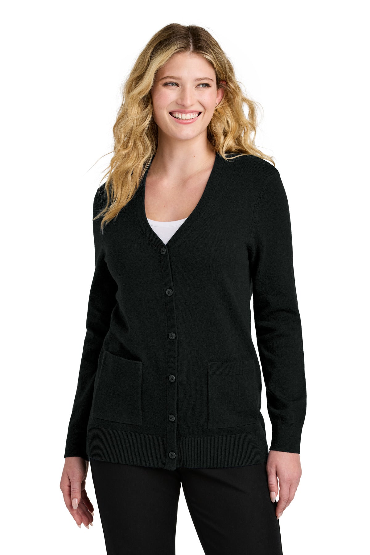 Port Authority? Women's Easy Care Button-Up Cardigan Sw