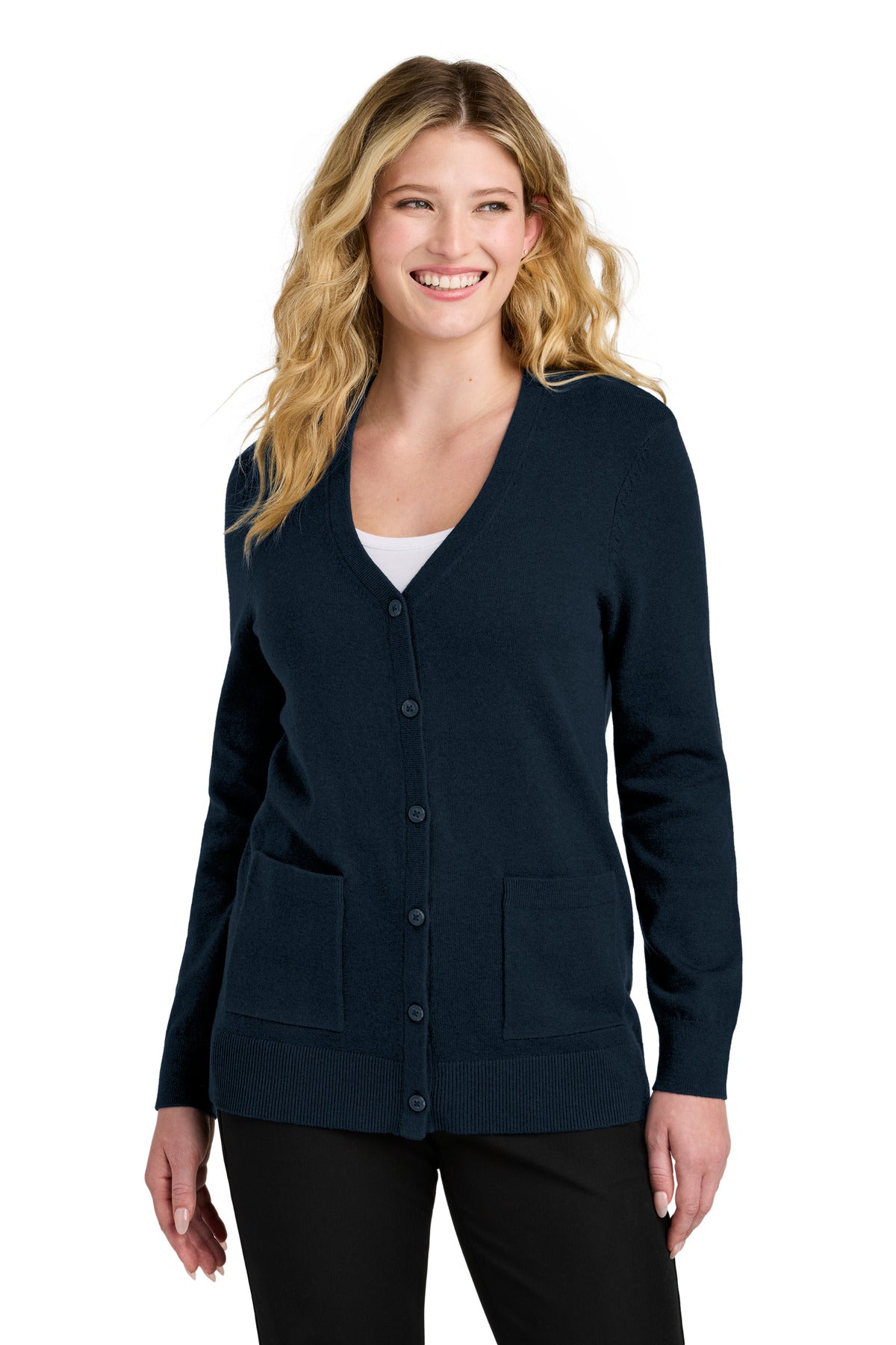 Port Authority? Women's Easy Care Button-Up Cardigan Sw