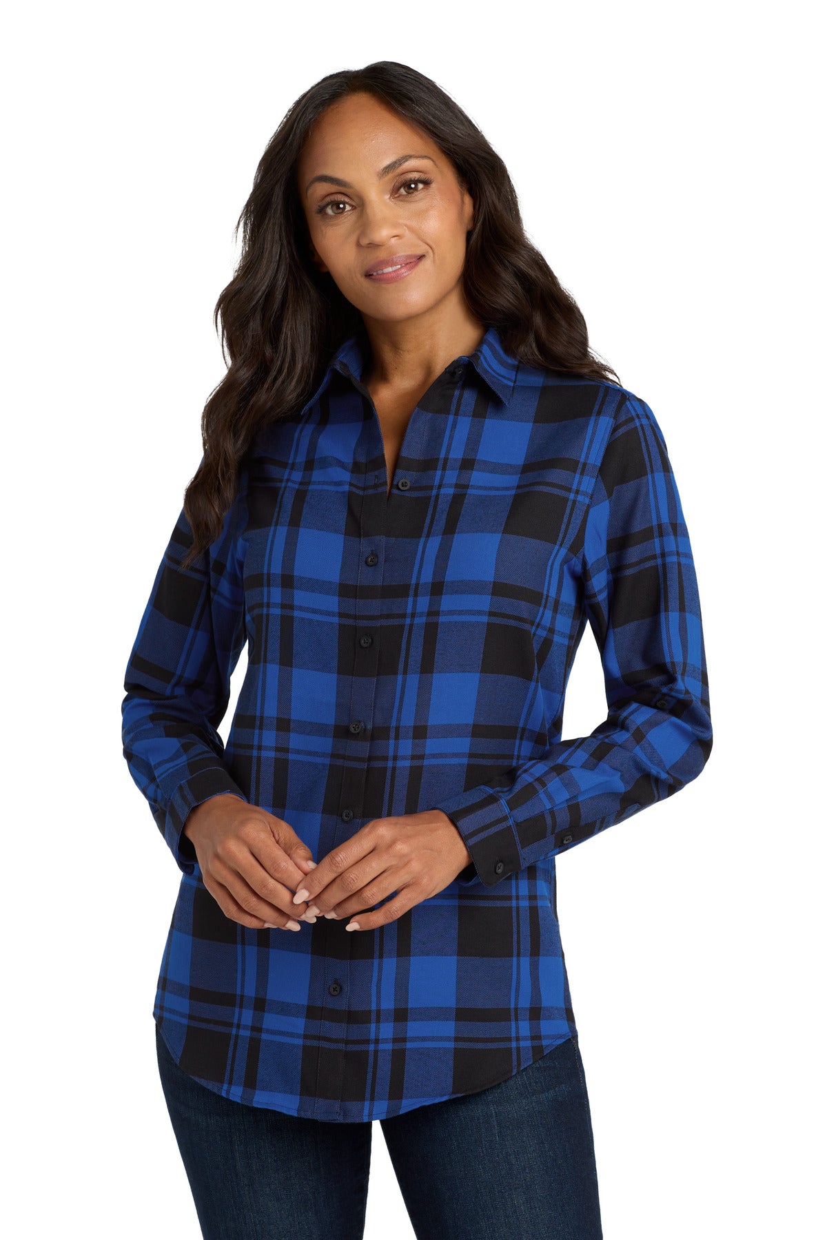 Port Authority® Women's Plaid Flannel Tunic