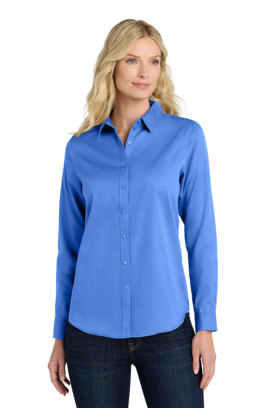 Port Authority? Women's Long Sleeve SuperPro React?Twil