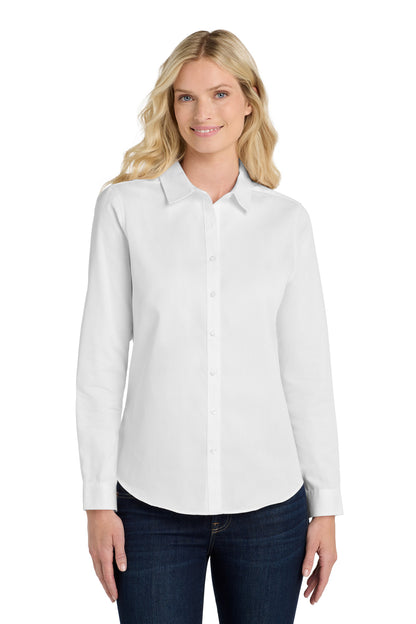 Port Authority? Women's Long Sleeve SuperPro React?Twil