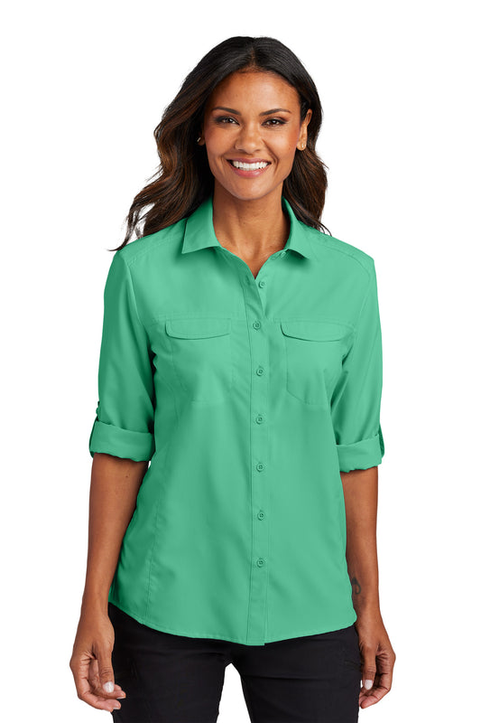 Port Authority? Women's Long Sleeve UV Daybreak Shirt L