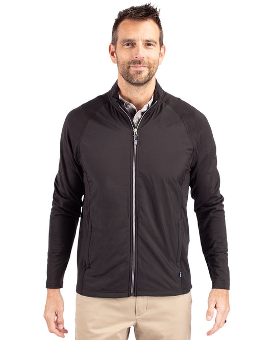 Cutter & Buck Adapt Eco Knit Hybrid Recycled Mens Big & Tall Full Zip Jacket Big & Tall - BCC00032