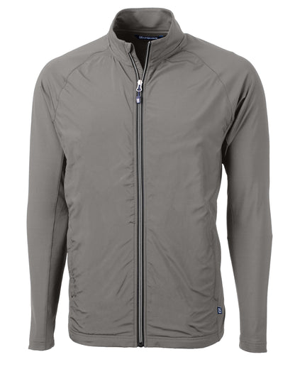 Cutter & Buck Adapt Recycled Soft Knit Stretch Mens Big & Tall Hybrid Full Zip Jacket Big & Tall