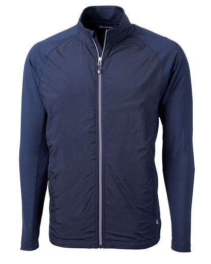 Cutter & Buck Adapt Recycled Soft Knit Stretch Mens Big & Tall Hybrid Full Zip Jacket Big & Tall