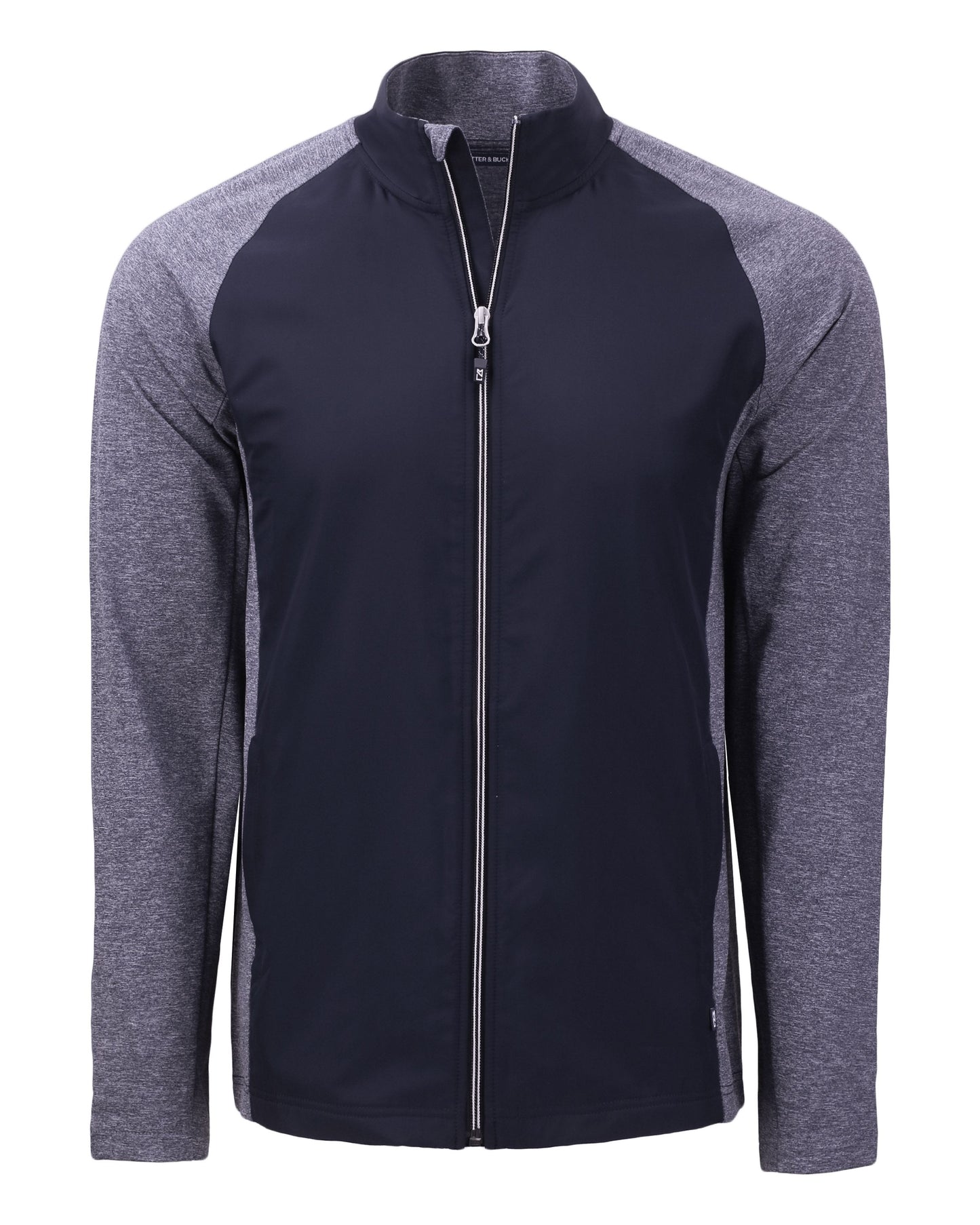 Cutter & Buck Adapt Recycled Soft Knit Stretch Mens Hybrid Full Zip Jacket