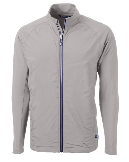 Cutter & Buck Adapt Recycled Soft Knit Stretch Mens Big & Tall Hybrid Full Zip Jacket Big & Tall
