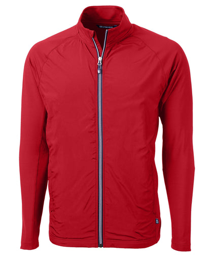 Cutter & Buck Adapt Recycled Soft Knit Stretch Mens Hybrid Full Zip Jacket
