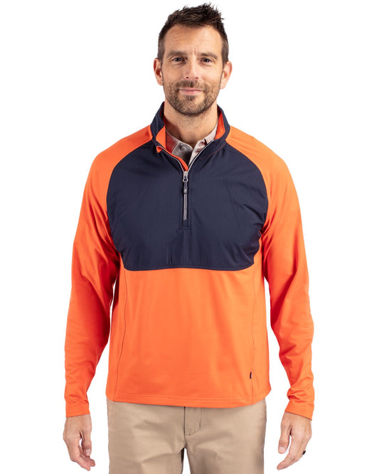Cutter & Buck Adapt Eco Knit Hybrid Recycled Mens Quarter Zip - MCC00034