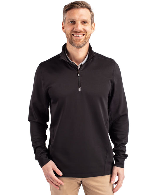 Cutter & Buck Traverse Stretch Eco Quarter Zip Mens Big and Tall Pullover Big & Tall - BCK00067