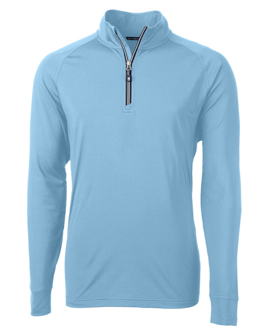 Cutter & Buck Adapt Recycled Soft Knit Stretch  Mens Quarter Zip Pullover