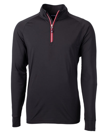 Cutter & Buck Adapt Recycled Soft Knit Stretch  Mens Quarter Zip Pullover