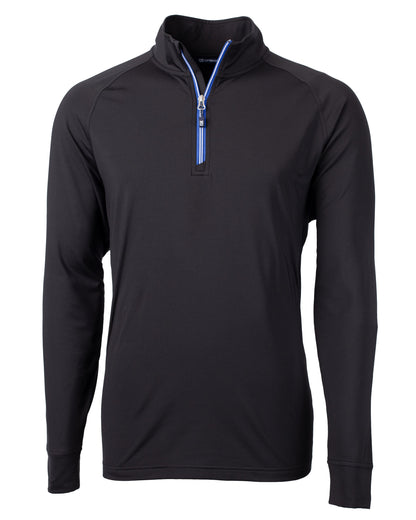 Cutter & Buck Adapt Recycled Soft Knit Stretch  Mens Quarter Zip Pullover